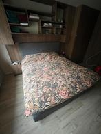 Ikea boxspring 180x200 grijs, Huis en Inrichting, Ophalen, Gebruikt, Tweepersoons, Modern