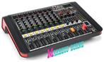 Mengpaneel, 8-Kanalen Studio Mixer met Versterker, PDM-M804A, Info@marbeco.nl, Power Dynamics, Nieuw, Overige instrumenten