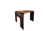 Mooie gebogen plywood Ekornes design side table bijzetafel, Ophalen, Gebruikt