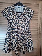 Jurk meisjes panter 128, Kinderen en Baby's, Kinderkleding | Maat 128, Ophalen of Verzenden, Zo goed als nieuw, Meisje, Jurk of Rok