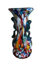 Antieke carnavali glass vases from Murano Fratelli Toso, Antiek en Kunst, Antiek | Vazen, Ophalen of Verzenden