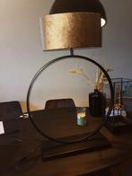 Lamp Light & Living zwart bruin., Huis en Inrichting, Lampen | Tafellampen, Minder dan 50 cm, Ophalen of Verzenden, Zo goed als nieuw