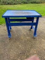mobiele metalen werk tafel met opstaande rand, Doe-het-zelf en Verbouw, Werkbanken, Ophalen, Nieuw, 170 cm of meer, Bankschroef