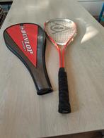 Dunlop Max Ti Squash Racket met Hoes, Ophalen of Verzenden, Dunlop, Nvt, Nvt