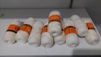 9 Bollen Arlette Haakgaren - Wit, Ophalen, Nieuw, Wit, Overige materialen