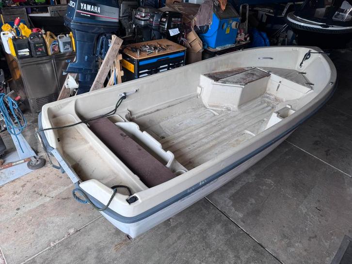 Te koop Terhi Nordic 6020 visboot opknapper evt met motor, Watersport en Boten, Vis- en Consoleboten, Gebruikt, 10 tot 30 pk, 3 tot 6 meter