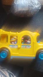 Fisher Price Little People Schoolbus Compleet, Ophalen of Verzenden, Gebruikt, Auto of Voertuig, Met geluid