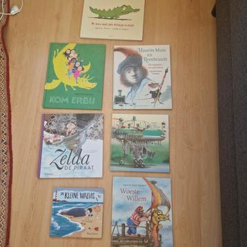 Kinder prentenboeken set (7x) – Prachtig geïllustreerd  beschikbaar voor biedingen