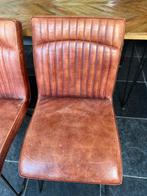 3x Leren eetkamerstoel Maxfurn (zonder armleuning), Ophalen, Gebruikt, Overige kleuren, Drie