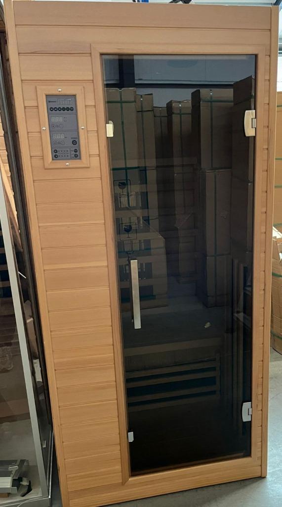 Medicab 1 Infraroodcabine (Demomodel), Sport en Fitness, Sauna, Zo goed als nieuw, Complete sauna, Infrarood, Ophalen of Verzenden