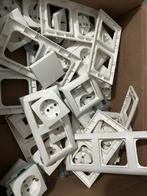 ABB Busch Jaeger Balance SI schakelmateriaal wit, Doe-het-zelf en Verbouw, Elektra en Kabels, Ophalen, Zo goed als nieuw, Stopcontact