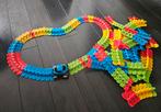 Flextreme Smoby Racebaan + extra baandelen + Autootje Blauw, Kinderen en Baby's, Speelgoed | Racebanen, Zelf te bouwen, Overige aandrijving