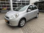 Nissan Micra 1.2 Tekna 5drs Unieke lage km stand (bj 2011), Stof, Gebruikt, Beige, 82 pk