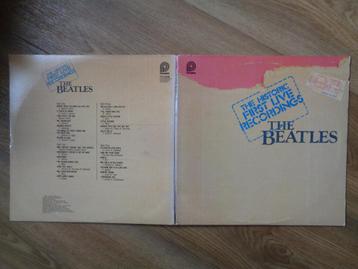 2x LP The Beatles The Historic First Live Recordings LPs beschikbaar voor biedingen