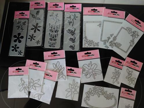 17 Olba embossing metalen sjablonen snijmallen Nieuw, Hobby en Vrije tijd, Kaarten | Zelf maken, Nieuw, Pons of Mal, Overige thema's