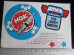 2x sticker ngk bougies rider helmets logo valhelmen, Verzamelen, Verzenden, Zo goed als nieuw, Merk