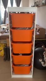 Trofast Ikea opbergkast, Ophalen, Minder dan 50 cm, 5 laden of meer, Zo goed als nieuw