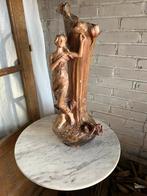 Grote antieke vaas jugendstil aardewerk / beschadigingen, Ophalen