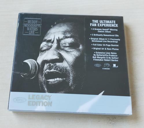 Muddy Waters - Mississippi Live 2CD 1979/2003 Legacy Edition, Cd's en Dvd's, Cd's | Jazz en Blues, Gebruikt, Blues, 1960 tot 1980