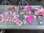 Girl baby shower versiering, Hobby en Vrije tijd, Feestartikelen, Ophalen of Verzenden, Zo goed als nieuw, Versiering, Verjaardag