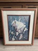 schilderij met passe-partout, Ophalen