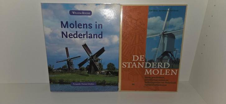 Twee molen boeken: Molens in Nederland & De Standerd molen, Boeken, Geschiedenis | Vaderland, Ophalen of Verzenden