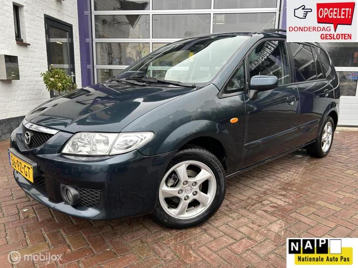 Mazda Premacy 1.8i Comfort * AIRCO * TREKHAAK * APK 2-2027 *, Auto's, Mazda, Bedrijf, Te koop, Premacy, ABS, Airbags, Airconditioning