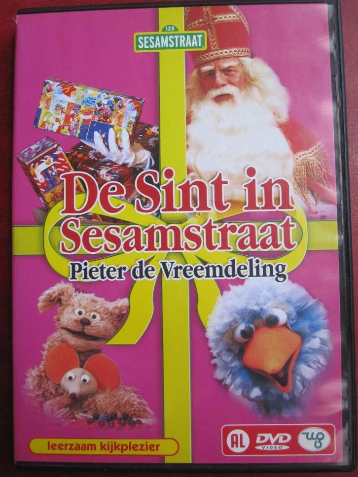 Sesamstraat - De Sint in Sesamstraat, Cd's en Dvd's, Dvd's | Kinderen en Jeugd, Zo goed als nieuw, Tv fictie, Educatief, Alle leeftijden