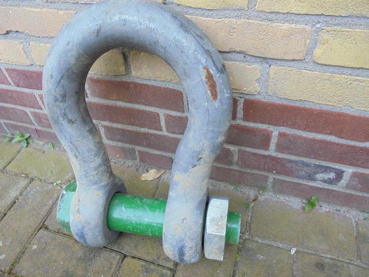 D-sluiting, harp sluiting, hijs oog, green pin, d sluiting., Doe-het-zelf en Verbouw, Lieren en Takels, Gebruikt, Handmatig, Ophalen