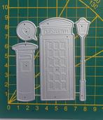 Snijmal brievenbus/ telefooncel, Ophalen of Verzenden, Zo goed als nieuw, Overige thema's, Pons of Mal