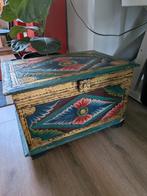 Antieke houten kist., Ophalen, Gebruikt, Minder dan 50 cm