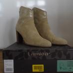 Lamica enkellaars 41 zand beige leer, Kleding | Dames, Schoenen, Verzenden, Beige, Lage of Enkellaarzen, Lamica