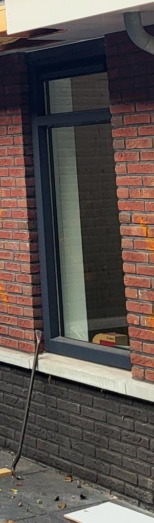 Kunststof vaste ramen, met kozijn, HR++, 2017, Doe-het-zelf en Verbouw, Kozijnen en Schuifpuien, Zo goed als nieuw, Raamkozijn