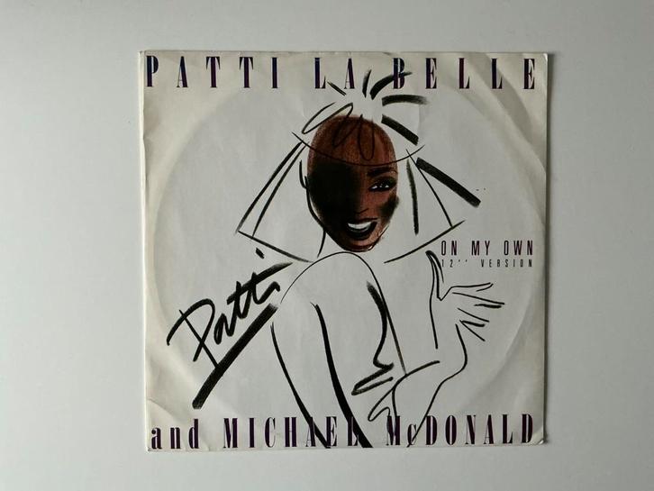 Patti LaBelle And Michael McDonald – On My Own 12”, Cd's en Dvd's, Vinyl | Pop, Gebruikt, 1980 tot 2000, 12 inch, Ophalen of Verzenden