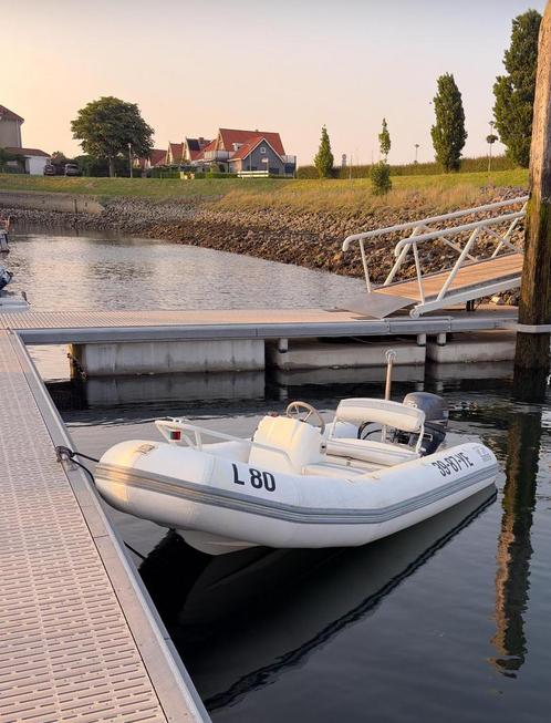 Zodiac Yachtline 380, Watersport en Boten, Rubberboten, Zo goed als nieuw, Zodiac, Overige materialen, Minder dan 70 pk, Benzine
