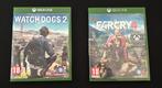 Watch dogs 2 en farcry 4 (xbox one), Avontuur en Actie, Vanaf 18 jaar, 1 speler, Ophalen of Verzenden