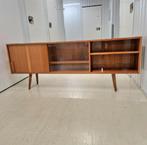 Prachtig Vintage Dressoir jaren 60, Gebruikt, Ntp, 150 tot 200 cm, Glas