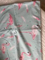 een-persoons dekbedovertrek flamingo, Kinderen en Baby's, Kinderkamer | Beddengoed, Dekbedovertrek, Ophalen of Verzenden, Zo goed als nieuw