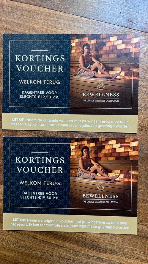 Kortingsbonnen voor sauna Bewelness, Sport en Fitness, Sauna, Nieuw, Ophalen of Verzenden