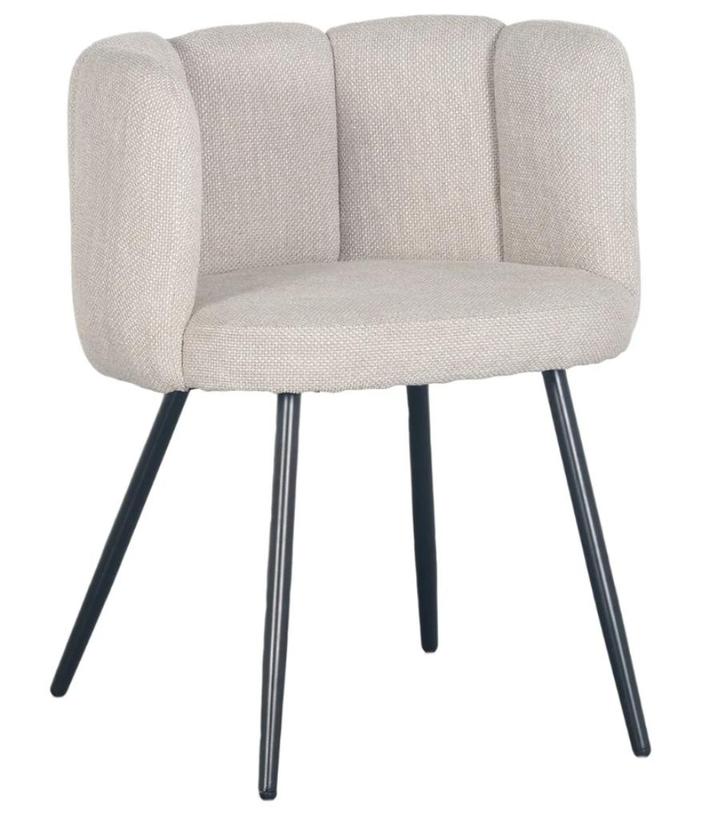 High Five Chair Beige – Design Eetkamerstoelen, Huis en Inrichting, Stoelen, Nieuw, Vijf, Zes of meer stoelen, Metaal, Stof, Overige kleuren