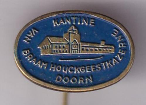 van Braam Houckgeestkazerne Doorn speldje ( P_057 ), Verzamelen, Speldjes, Pins en Buttons, Zo goed als nieuw, Speldje of Pin