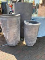 Set grote bloempotten, Tuin en Terras, Bloempotten, Ophalen, Kunststof, 40 cm of meer, Rond