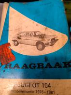 Vraagbaak Peugeot 104, Ophalen of Verzenden