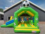 Springkussen te huur voetbal met glijbaan, Ophalen, Gebruikt, Overige