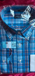 John Cabot Heren Overhemd Blauw Geruit Nieuw, Kleding | Heren, Overhemden, Ophalen, Nieuw, Blauw, Halswijdte 39/40 (M)