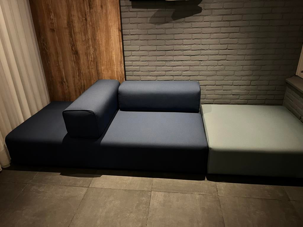 Leolux Ponton Next Bank - Zo goed als nieuw!, Huis en Inrichting, 250 tot 300 cm, 100 tot 125 cm, Hoekbank, Ophalen of Verzenden