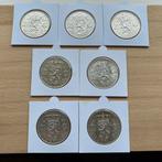 Complete Serie met 7 Juliana Rijksdaalders Zilver 1959 -1966, Verzenden, Nederland, Munten