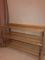 Minimalistisch houten schoenenrekje, Verzenden, Zo goed als nieuw