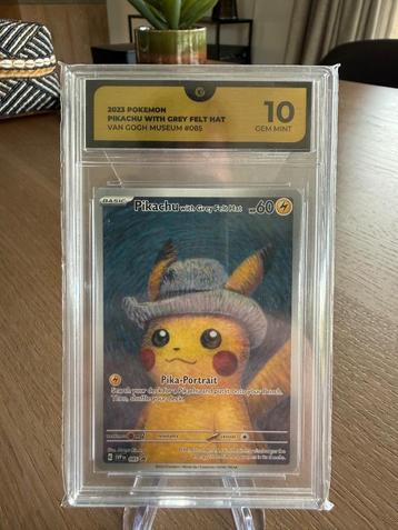 Pokemon Pikachu with Grey Hat SVP085 Gem Mint beschikbaar voor biedingen