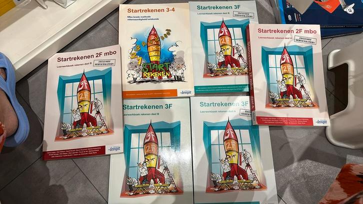 Startrekenen 3-4 & 3F - MBO Rekenen, Boeken, Studieboeken en Cursussen, Gelezen, MBO, Beta, Ophalen of Verzenden
